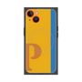 プレミアムスクエアケース with MagSafe［ オリジナル - initial color line - P orange ］