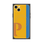 プレミアムスクエアケース with MagSafe［ オリジナル - initial color line - P orange ］