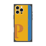 プレミアムスクエアケース with MagSafe［ オリジナル - initial color line - P orange ］