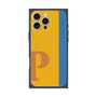 プレミアムスクエアケース with MagSafe［ オリジナル - initial color line - P orange ］