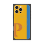 プレミアムスクエアケース with MagSafe［ オリジナル - initial color line - P orange ］