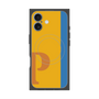 プレミアムスクエアケース with MagSafe［ オリジナル - initial color line - P orange ］
