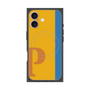 プレミアムスクエアケース with MagSafe［ オリジナル - initial color line - P orange ］