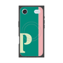 プレミアムスクエアケース with MagSafe［ オリジナル - initial color line - P green ］