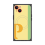 プレミアムスクエアケース with MagSafe［ オリジナル - initial color line - P yellow ］