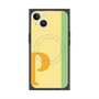 プレミアムスクエアケース with MagSafe［ オリジナル - initial color line - P yellow ］