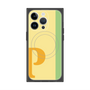 プレミアムスクエアケース with MagSafe［ オリジナル - initial color line - P yellow ］