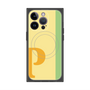 プレミアムスクエアケース with MagSafe［ オリジナル - initial color line - P yellow ］