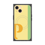 プレミアムスクエアケース with MagSafe［ オリジナル - initial color line - P yellow ］