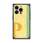 プレミアムスクエアケース with MagSafe［ オリジナル - initial color line - P yellow ］