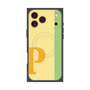 プレミアムスクエアケース with MagSafe［ オリジナル - initial color line - P yellow ］