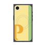プレミアムスクエアケース with MagSafe［ オリジナル - initial color line - P yellow ］