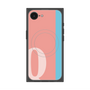 プレミアムスクエアケース with MagSafe［ オリジナル - initial color line - Q pink ］