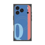 プレミアムスクエアケース with MagSafe［ オリジナル - initial color line - Q blue ］