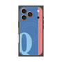 プレミアムスクエアケース with MagSafe［ オリジナル - initial color line - Q blue ］
