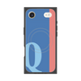 プレミアムスクエアケース with MagSafe［ オリジナル - initial color line - Q blue ］