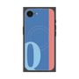 プレミアムスクエアケース with MagSafe［ オリジナル - initial color line - Q blue ］