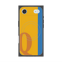 プレミアムスクエアケース with MagSafe［ オリジナル - initial color line - Q orange ］