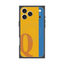 プレミアムスクエアケース with MagSafe［ オリジナル - initial color line - Q orange ］