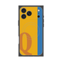 プレミアムスクエアケース with MagSafe［ オリジナル - initial color line - Q orange ］