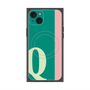 プレミアムスクエアケース with MagSafe［ オリジナル - initial color line - Q green ］