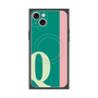 プレミアムスクエアケース with MagSafe［ オリジナル - initial color line - Q green ］