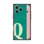 プレミアムスクエアケース with MagSafe［ オリジナル - initial color line - Q green ］