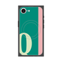 プレミアムスクエアケース with MagSafe［ オリジナル - initial color line - Q green ］