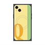 プレミアムスクエアケース with MagSafe［ オリジナル - initial color line - Q yellow ］