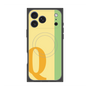 プレミアムスクエアケース with MagSafe［ オリジナル - initial color line - Q yellow ］