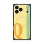 プレミアムスクエアケース with MagSafe［ オリジナル - initial color line - Q yellow ］
