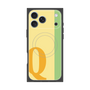 プレミアムスクエアケース with MagSafe［ オリジナル - initial color line - Q yellow ］