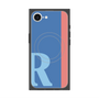 プレミアムスクエアケース with MagSafe［ オリジナル - initial color line - R blue ］