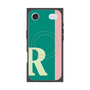 プレミアムスクエアケース with MagSafe［ オリジナル - initial color line - R green ］