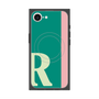 プレミアムスクエアケース with MagSafe［ オリジナル - initial color line - R green ］