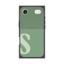プレミアムスクエアケース with MagSafe［ オリジナル - initial two tone - S green ］