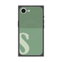 プレミアムスクエアケース with MagSafe［ オリジナル - initial two tone - S green ］