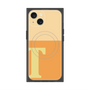 プレミアムスクエアケース with MagSafe［ オリジナル - initial two tone - T orange ］