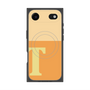 プレミアムスクエアケース with MagSafe［ オリジナル - initial two tone - T orange ］