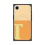プレミアムスクエアケース with MagSafe［ オリジナル - initial two tone - T orange ］