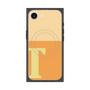 プレミアムスクエアケース with MagSafe［ オリジナル - initial two tone - T orange ］
