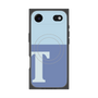 プレミアムスクエアケース with MagSafe［ オリジナル - initial two tone - T blue ］