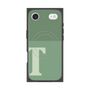 プレミアムスクエアケース with MagSafe［ オリジナル - initial two tone - T green ］
