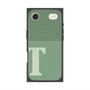 プレミアムスクエアケース with MagSafe［ オリジナル - initial two tone - T green ］