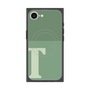 プレミアムスクエアケース with MagSafe［ オリジナル - initial two tone - T green ］