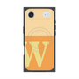 プレミアムスクエアケース with MagSafe［ オリジナル - initial two tone - W orange ］