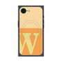 プレミアムスクエアケース with MagSafe［ オリジナル - initial two tone - W orange ］