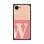 プレミアムスクエアケース with MagSafe［ オリジナル - initial two tone - W pink ］