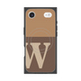 プレミアムスクエアケース with MagSafe［ オリジナル - initial two tone - W brown ］