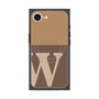 プレミアムスクエアケース with MagSafe［ オリジナル - initial two tone - W brown ］